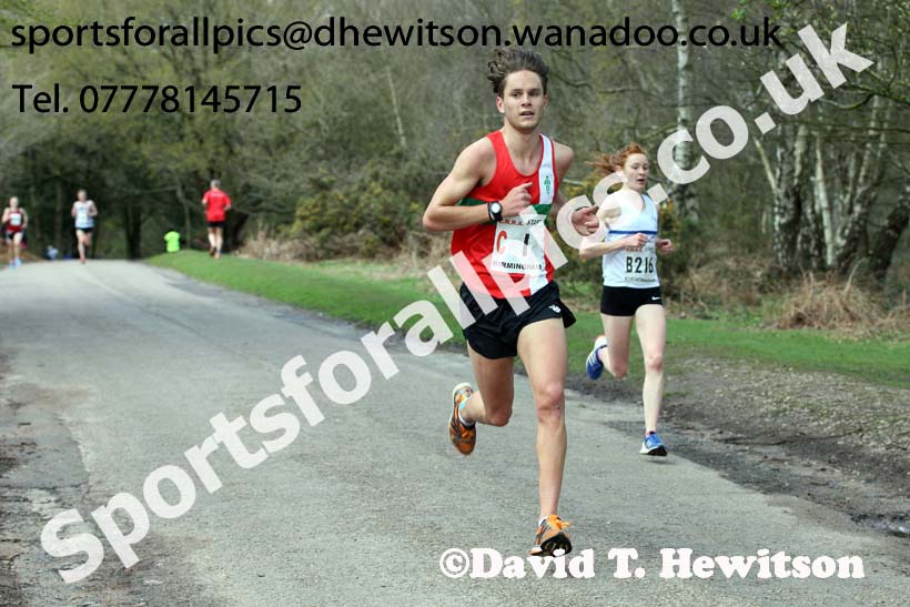 Senior mens English National 12 Stage Road Relay, 2016 English National 12 and 6 Stage Road Relays, Sutton Coldfield, Birmingham. Photo: David T. Hewitson/Sports for All Pics